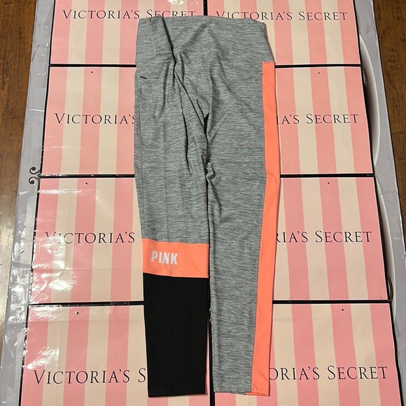 VS Pink color block ultimate pocket legging - Picture 1 of 4